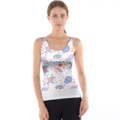 Turtle T- Shirt Sea Turtles Pattern T- Shirt Tank Top by maxcute