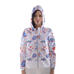 Turtle T- Shirt Sea Turtles Pattern T- Shirt Women s Hooded Windbreaker by maxcute