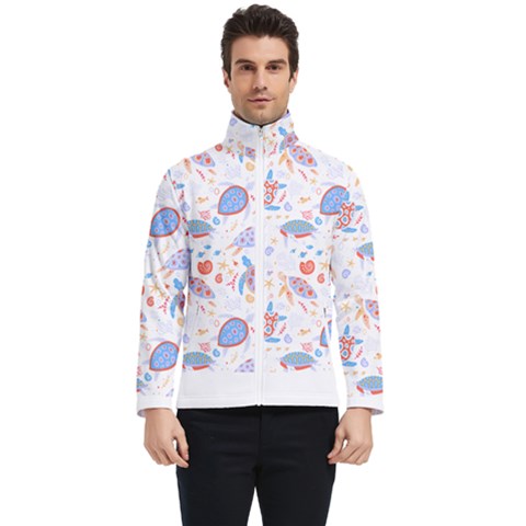 Turtle T- Shirt Sea Turtles Pattern T- Shirt Men s Bomber Jacket by maxcute