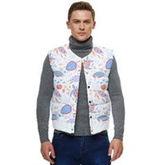 Turtle T- Shirt Sea Turtles Pattern T- Shirt Men s Short Button Up Puffer Vest	 by maxcute