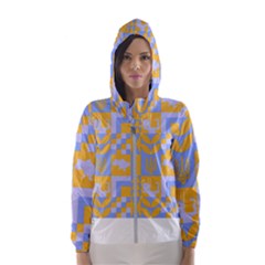 Ukraine T- Shirt Ukraine Pattern Women s Hooded Windbreaker