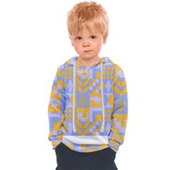 Ukraine T- Shirt Ukraine Pattern Kids  Overhead Hoodie