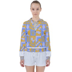 Ukraine T- Shirt Ukraine Pattern Women s Tie Up Sweat