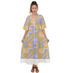 Ukraine T- Shirt Ukraine Pattern Kimono Sleeve Boho Dress by maxcute