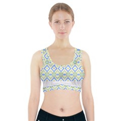 Ukrainian Ornament T- Shirt Folk Ukrainian Ornament, Seamless Pattern T- Shirt Sports Bra With Pocket by maxcute