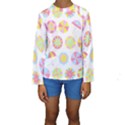 Umbrella T- Shirt Summer Vacation  Umbrella Pattern (funny) T- Shirt Kids  Long Sleeve Swimwear View1