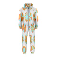 Umbrella T- Shirt Summer Vacation  Umbrella Pattern (sand) T- Shirt Hooded Jumpsuit (kids)