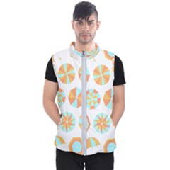 Umbrella T- Shirt Summer Vacation  Umbrella Pattern (sand) T- Shirt Men s Puffer Vest