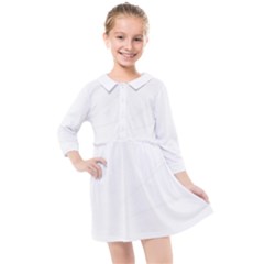 Undulating T- Shirt Undulation T- Shirt Kids  Quarter Sleeve Shirt Dress by maxcute