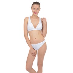 Undulating T- Shirt Waves T- Shirt Classic Banded Bikini Set  by maxcute