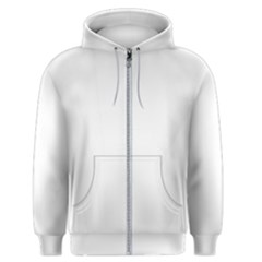 Undulating T- Shirt Waves Men s Zipper Hoodie