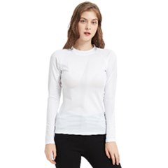 Undulating T- Shirt Waves Women s Long Sleeve Rash Guard by maxcute