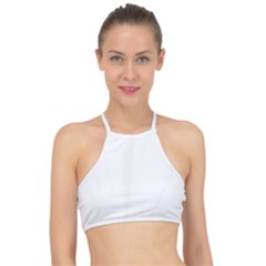 Undulating T- Shirt Waves Racer Front Bikini Top by maxcute