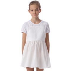 Undulating T- Shirt Waves Kids  Short Sleeve Pinafore Style Dress