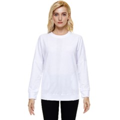 Undulating T- Shirt Waves Hidden Pocket Sweatshirt