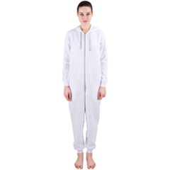 Undulating T- Shirt Hooded Jumpsuit (ladies)