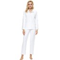 Undulating T- Shirt Womens  Long Sleeve Velvet Pocket Pajamas Set View1