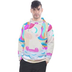 Unicorn Lover T- Shirt Cartoon Little Unicorn  T- Shirt Men s Pullover Hoodie