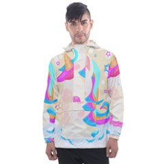 Unicorn Lover T- Shirt Cartoon Little Unicorn  T- Shirt Men s Front Pocket Pullover Windbreaker