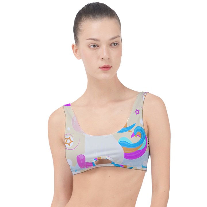 Unicorn Lover T- Shirt Cartoon Little Unicorn  T- Shirt The Little Details Bikini Top