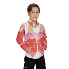 Unicorn T- Shirt Cute Unicorn Heart Valentines Day Design T- Shirt Kids  Windbreaker