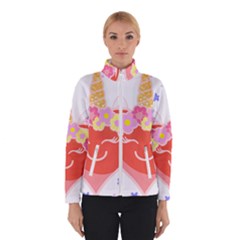 Unicorn T- Shirt Cute Unicorn Heart Valentines Day Design T- Shirt Women s Bomber Jacket