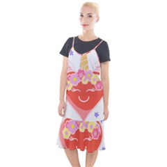 Unicorn T- Shirt Cute Unicorn Heart Valentines Day Design T- Shirt Camis Fishtail Dress by maxcute