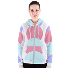 Very Peri T- Shirt Large Very Peri Pattern T- Shirt Women s Zipper Hoodie