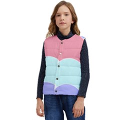 Very Peri T- Shirt Large Very Peri Pattern T- Shirt Kid s Short Button Up Puffer Vest	