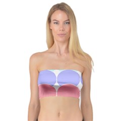 Very Peri T- Shirtvery Peri Geometric Circles T- Shirt Bandeau Top by maxcute