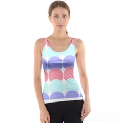 Very Peri T- Shirtvery Peri Geometric Circles T- Shirt Tank Top by maxcute