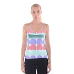 Very Peri T- Shirtvery Peri Geometric Circles T- Shirt Spaghetti Strap Top by maxcute