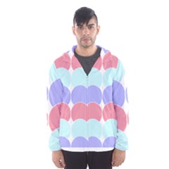 Very Peri T- Shirtvery Peri Geometric Circles T- Shirt Men s Hooded Windbreaker