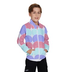 Very Peri T- Shirtvery Peri Geometric Circles T- Shirt Kids  Windbreaker