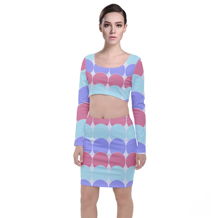 Very Peri T- Shirtvery Peri Geometric Circles T- Shirt Top and Skirt Sets