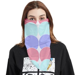 Very Peri T- Shirtvery Peri Geometric Circles T- Shirt Face Covering Bandana (triangle) by maxcute