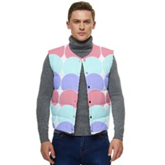 Very Peri T- Shirtvery Peri Geometric Circles T- Shirt Men s Short Button Up Puffer Vest	