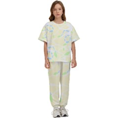 Vintage Monkey Pattern T- Shirt Vintage Monkeys T- Shirt Kids  Tee And Pants Sports Set