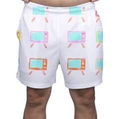 Vintage Retro T- Shirt Retro T V Clicks T- Shirt Men s Shorts