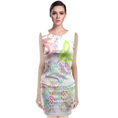 Violin T- Shirt Violin Music Silhouette Art Stained Glass Pattern T- Shirt Sleeveless Velvet Midi Dress