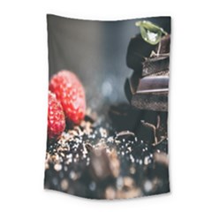 Chocolate Dark Small Tapestry by artworkshop