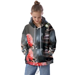 Chocolate Dark Kids  Oversized Hoodie by artworkshop