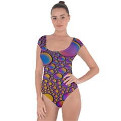 Bubble Color Short Sleeve Leotard  by artworkshop