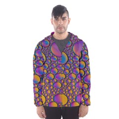 Bubble Color Men s Hooded Windbreaker by artworkshop