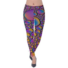 Bubble Color Velvet Leggings by artworkshop