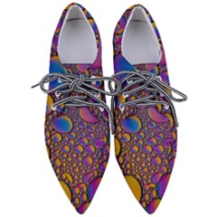 Bubble Color Pointed Oxford Shoes by artworkshop