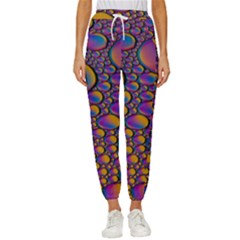 Bubble Color Cropped Drawstring Pants by artworkshop