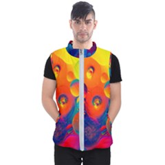 Colorfull Pattern Men s Puffer Vest by artworkshop