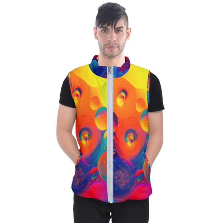 Colorfull pattern Men s Puffer Vest