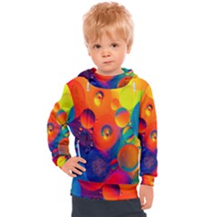 Colorfull Pattern Kids  Hooded Pullover by artworkshop